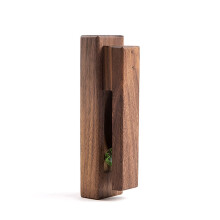 Elegant Wooden Towel Hook Punch Rack 12.6 Inch for Kitchen and Bathroom Walls