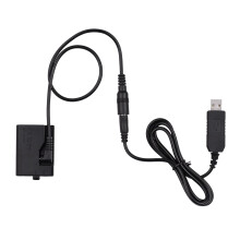 ACK-E10 5V USB Dummy Battery Coupler Adapter(Replacement for LP-E10) for Rebel T3/T5/T6/T7/T100