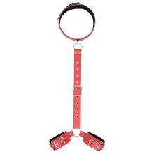 Bondage Kit Rugleuningen Fetish Erotische Speeltjes voor Koppels Vrouw Mannen Slave Halsbanden Handboeien Ketting Volwassen Spelletjes B