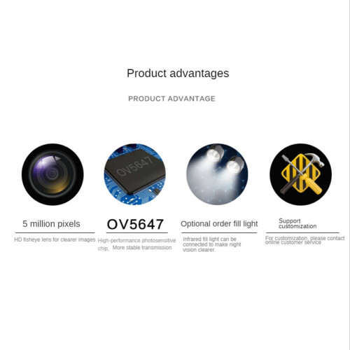 5MP OV5647 Camera Module Non-Night Vision Version for Raspberry Pi 75 Degree 3.6mm Adjustable Focus 1080P HD Webcam 1
