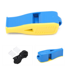 Professionelles ABS-Harz-Sportpfeife Blau/Gelb 49x20x13mm