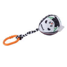Geometrischer Baby-Plüsch-Hängelrassel, 23 cm, geeignet ab 1 Monat