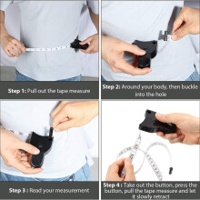 4Pcs Body Measuring Tape 60 Inch Tape Measure Tailor Retract Measuring Tapes and Soft Tape Measure for Body Measurement