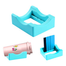 1 Set di Portabicchieri nel Silicone per La Creazione di Portabicchieri con Applicazione di Decalcomanie nel Vinile, con Raschietto per Bordi nel