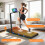 Folding Treadmill with Handrail 1-10km/h Adjustable Incline Home Running Machine 4