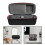 Worgeous Storage Containers Black 1set 7.9x3.1in 4
