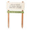 holzstab schild garten deko retro blumenbeet schild 3