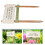 holzstab schild garten deko retro blumenbeet schild 5