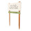 holzstab schild garten deko retro blumenbeet schild 8