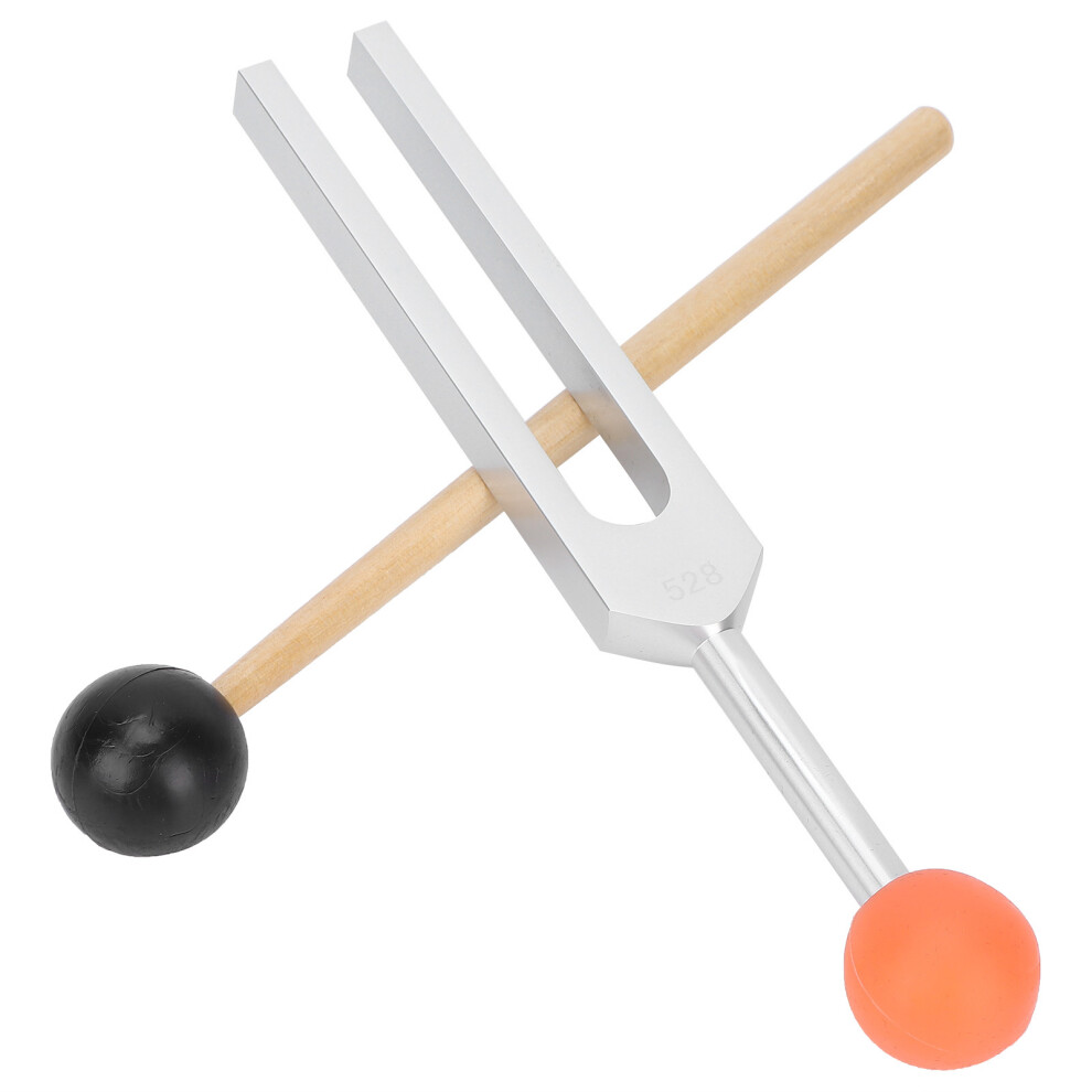 528Hz Aluminum Alloy Sound Healing Tuning Fork with Hammer for Therapy