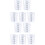 10Pièces Gobelets Mesure Plastique 600Ml Transparent À Usage Unique 6