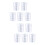 10Pièces Gobelets Mesure Plastique 600Ml Transparent À Usage Unique 8