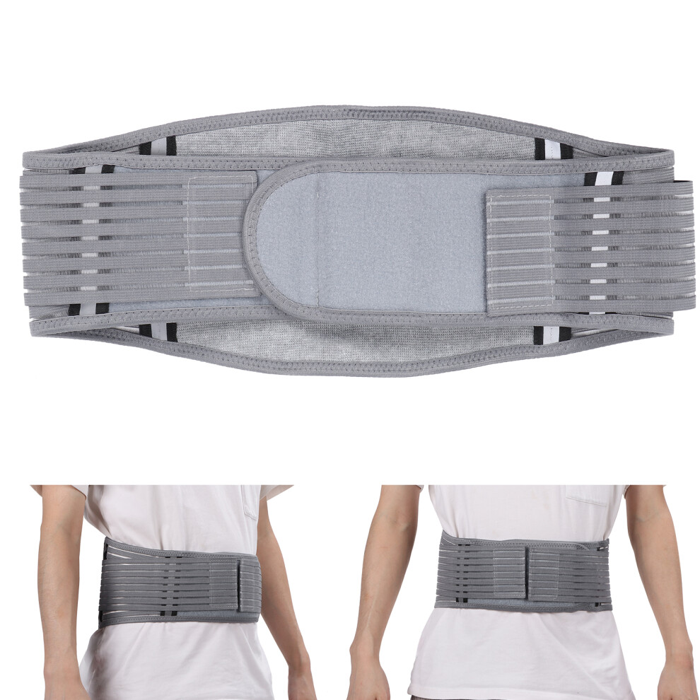 Lower Back Brace Lumbar Support Belt with Reflective Straps for Running & Climbing
