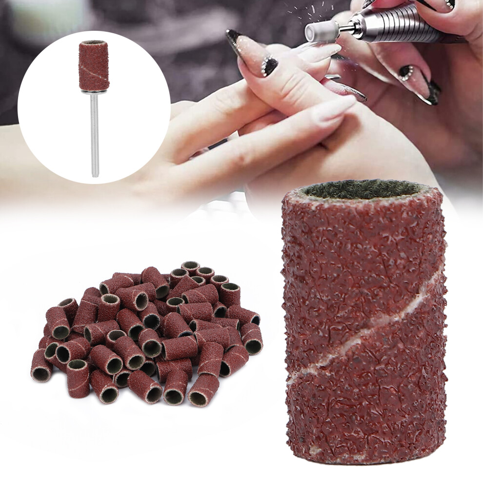 100pcs Nail Sanding Bands Set â 80# to 240# for Polish & Removal