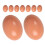 18 Pcs Realistic Wooden Fake Chicken Eggs for Nest Box Training 3