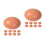 18 Pcs Realistic Wooden Fake Chicken Eggs for Nest Box Training 5