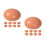 18 Pcs Realistic Wooden Fake Chicken Eggs for Nest Box Training 6