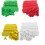 Pack Of 100 permanent Livestock Identification Labels-Green 3