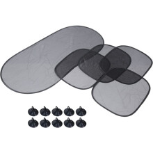 Car Window Shades,5 Pack Car Sun Shade For Side And Rear Window,Spf 30+ Protect Your Kids/Pets In Back ,Blocks Over 98% Of Harmful Uv (14.2 Inch