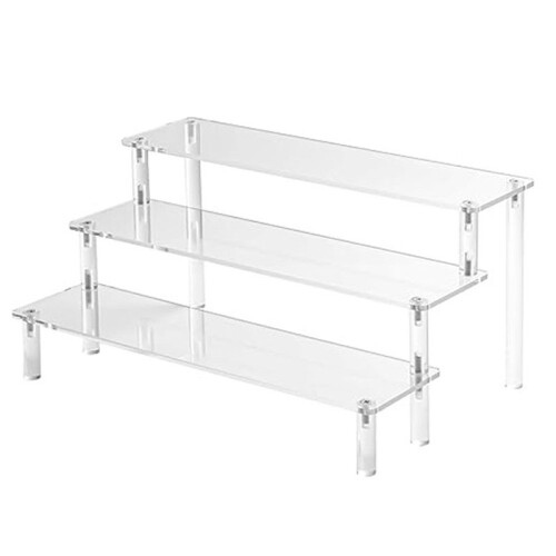 3X Acrylic Lifting Display Stand 3-Layer Perfume Tissue Display Stand Character Model Display Stand Dessert Rack 1