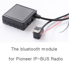 Cabo de áudio BT5.0AUX USB para microfone, adaptador de música, para rádio Pioneer IP-BUS P99P01