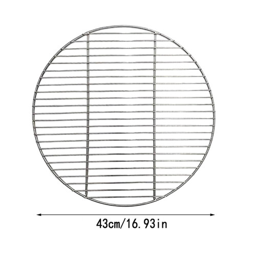 17" Σχάρα φωτιάς από ανοξείδωτο ατσάλι BBQ High Heat304, σχάρα φωτιάς με κάρβουνο,