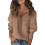 Women's V-Neck Long-Sleeve Knit Sweater Lightweight 1