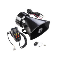 Alarme sonore pour moto avec haut-parleur à ouverture carrée modifié pour un son et une communication améliorés.