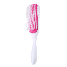 Βούρτσα styling 9Rows για ίσια, σγουρά μαλλιά, χτένα μασάζ για ξεμπέρδεμα (λευκή)