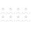 8X White Donut Humidifier Usb Office Desktop  Humidifier Portable  Air Purifier White 1