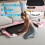Folding Treadmill with Handrail 1-10km/h Adjustable Incline Home Running Machine 6