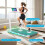 Folding Treadmill with Handrail 1-10km/h Adjustable Incline Home Running Machine 7
