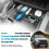 Center Console Organizer for  Frontier 2022-2026 Center Console Tray Under Climate Controls Storage Box 4