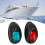 2 pièces LED de navigation IP66 12V 3W Rouge/Vert 1