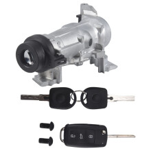 1K0905851B, ILA740 Ignition  Lock Cylinder Assembly with Lock Cylinder Key Remote Control for   2012-2019