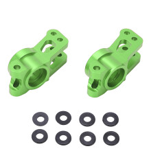 2 pezzi alluminio AxleSeat 41x18mm 24g verde LOS03028/27/19