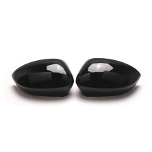 Rearview Mirror Cover Side Wing Mirror Cap for  500 2007-2023 735452185 735452186 Gloss Black