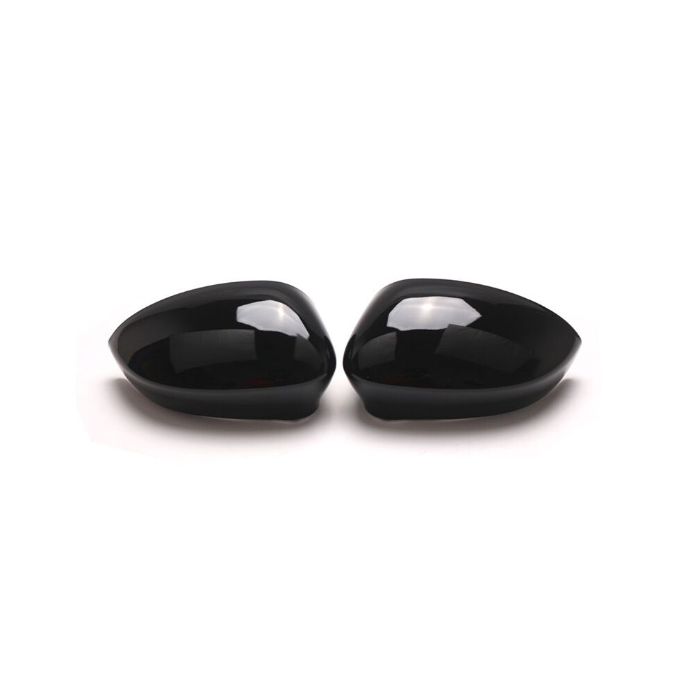 Rearview Mirror Cover Side Wing Mirror Cap For 500 2007-2023 735452185 735452186 Gloss Black 6031255041498