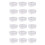 18 Pack Pegboard Clear Bins, Pegboard Bins Hooks, DIY Pegboard Accessories, Workbench Small Bins Fit 1/4 -1/8 Peg Board 1