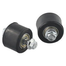 2 Peças de Rolo Tensor de Corrente de Motocicleta de 8 mm para YFM350 YFM 350 Braço Oscilante Superior e Inferior, Peças de Motocicleta, Rolo de