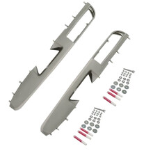 1Pair Front Door Handle Armrest Panel Repair 80994 80995 for Chevy Tahoe Silverado 2010-2014 20954878 20954886 Gray