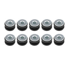 10pcs Motorcycle M6 Rubber Grommets Bolt for for Fairing Shock Absorption Buffer Rubber Ring