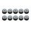 10pcs Motorcycle M6 Rubber Grommets Bolt for  for   Fairing Shock Absorption Buffer Rubber Ring 1
