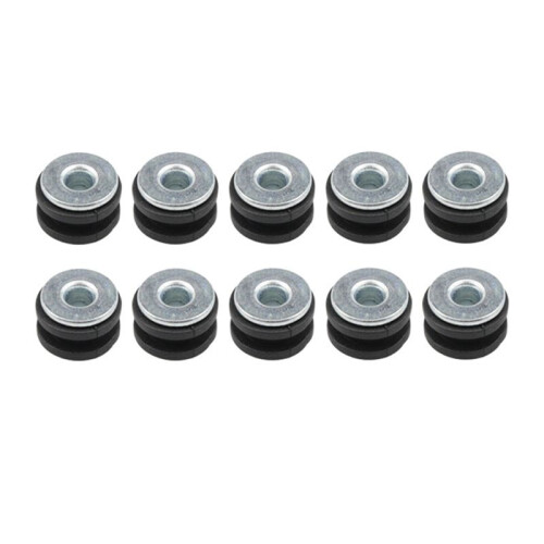 10pcs Motorcycle M6 Rubber Grommets Bolt for  for   Fairing Shock Absorption Buffer Rubber Ring
