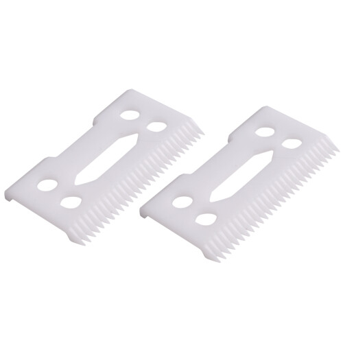 New 2Pcs 28 Teeth Zirconia Ceramic Clipper Blade for  Senior Clipper