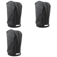3X Bag Rain Cover Hood Universal Rain Cape for Bags with Snap Button, Waterproof Dustproof Club Protector