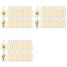 72 Pcs Wooden Cutting Board with Handle Unfinished Charcuterie Boards Paddle Blank Small Chopping Board