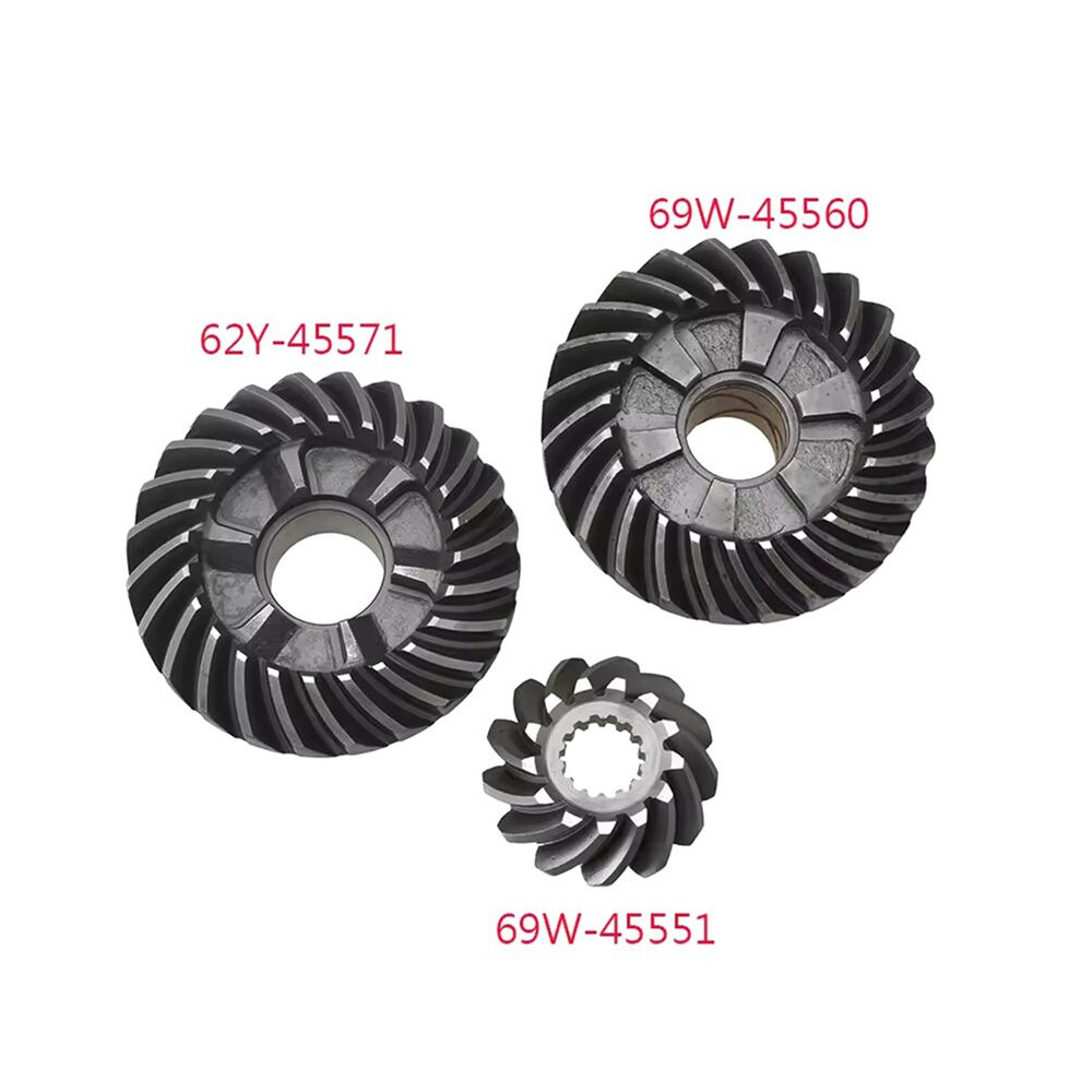 2X 69W-45551 69W-45560 62Y-45571 Gear Set For 4 Stroke 60Hp 69W-45551-00 69W-45560-00 62Y-45571-00 6031808949103