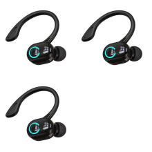 3X S10 Słuchawki Bezprzewodowe Słuchawki  5.2 Słuchawki Douszne Stereo HIFI Sterowanie Głosem Słuchawki IPX z Mikrofonem, Czarne