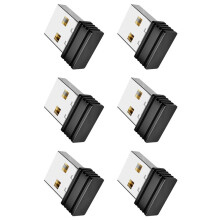 6X Mouse Jigglers Mover Porta USB Automática Indetectável Shaker Wiggler para Laptop Mantém o Computador Ativo Movimento Do Mouse Preto